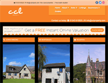 Tablet Screenshot of cclproperty.com